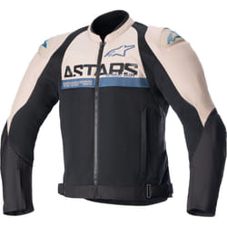 Alpinestars SMX Air Giacca tessile moto perforata, nero-beige, dimensione XL per uomo