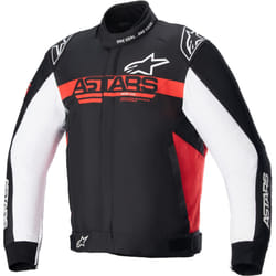 Alpinestars Monza Sport Giacca tessile moto, nero-bianco-rosso, dimensione M per uomo