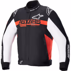 Alpinestars Monza Sport Giacca tessile moto, nero-bianco-rosso, dimensione M per uomo