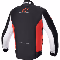 Alpinestars Monza Sport Giacca tessile moto, nero-bianco-rosso, dimensione XL per uomo