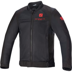 Alpinestars Honda Luc V2 Air Giacca tessile moto, nero-rosso, dimensione M per uomo