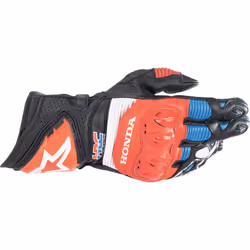 Alpinestars Honda GP Pro R3 Guanti da moto, nero-rosso-blu, dimensione XL per uomo