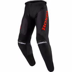 Alpinestars Honda Racer Iconic Pantaloni Motocross, nero-rosso, dimensione 28 per uomo