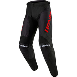Alpinestars Honda Racer Iconic Pantaloni Motocross, nero-rosso, dimensione 28 per uomo