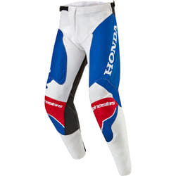 Alpinestars Honda Racer Iconic Pantaloni Motocross, bianco-rosso-blu, dimensione 32 per uomo