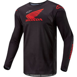 Alpinestars Honda Racer Iconic Maglia Motocross, nero-rosso, dimensione M per uomo