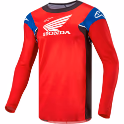 Alpinestars Honda Racer Iconic Maglia Motocross, nero-bianco-rosso, dimensione L per uomo - Vista aggiuntiva 2