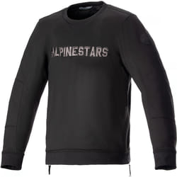 Alpinestars Legit Crew Fleece Pullover moto, nero, dimensione 2XL per uomo