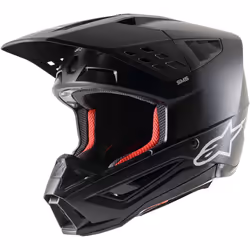 Alpinestars S-M5 Solid 2024 Casco Motocross, nero, dimensione L per uomo
