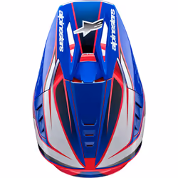 Alpinestars S-M5 Sail 2024 Casco Motocross, bianco-rosa-blu, dimensione XL per uomo