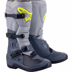 Alpinestars Tech 3 Stivali Motocross, grigio, dimensione 49 50 per uomo