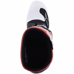 Alpinestars Tech 7S Stivali Motocross Giovani, nero-bianco-rosso, dimensione 42