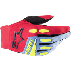 Alpinestars Full Bore Guanti Motocross Giovani, nero-rosso-blu, dimensione M
