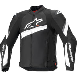 Alpinestars T-GP Plus R V4 Giacca tessile moto, nero-bianco, dimensione XL per uomo