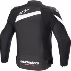 Alpinestars T-GP Plus R V4 Giacca tessile moto, nero-bianco, dimensione XL per uomo