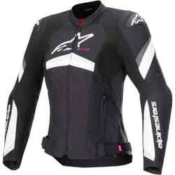 Alpinestars Stella T-GP Plus R v4 Giacca tessile moto da donna, nero-bianco, dimensione XS per donne