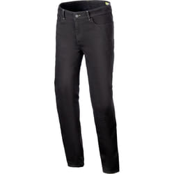 Alpinestars Cult-8 Stretch Denim Pantaloni tessili moto, nero, dimensione 32 per uomo