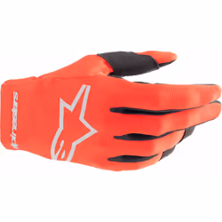 Alpinestars Radar Guanti da motocross per ragazzi, rosso, dimensione L