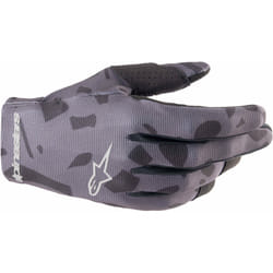 Alpinestars Radar Magnet Guanti da motocross giovanile, nero-grigio-argento, dimensione 2XS