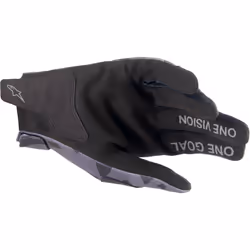 Alpinestars Radar Magnet Guanti da motocross giovanile, nero-grigio-argento, dimensione 2XS - Vista aggiuntiva 3