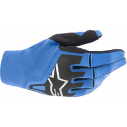 Alpinestars Techstar Guanti da motocross, nero-blu, dimensione M per uomo