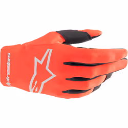 Alpinestars Radar Guanti da motocross, rosso-argento, dimensione 2XL per uomo