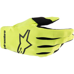 Alpinestars Radar Guanti da motocross, nero-giallo, dimensione M per uomo