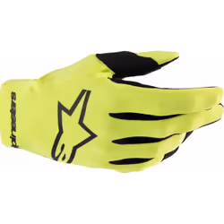 Alpinestars Radar Guanti da motocross, nero-giallo, dimensione 2XL per uomo