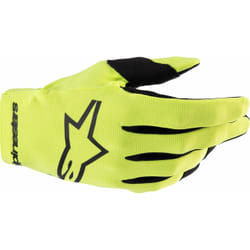 Alpinestars Radar Guanti da motocross, nero-giallo, dimensione 2XL per uomo