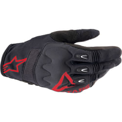 Alpinestars Techdura Guanti da motocross, nero-rosso, dimensione 2XL per uomo