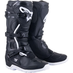 Alpinestars Tech 3 Enduro stivali da motocross impermeabili, nero-bianco, dimensione 43 per uomo