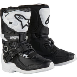 Alpinestars Tech 3S Stivali da motocross per bambini, nero-bianco, dimensione 29