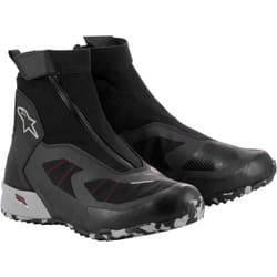 Alpinestars CR-8 Gore-Tex scarpe da moto impermeabili, nero-grigio-rosso, dimensione 46 per uomo