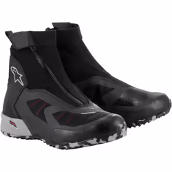 Alpinestars CR-8 Gore-Tex scarpe da moto impermeabili, nero-grigio-rosso, dimensione 46 per uomo