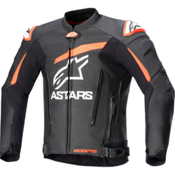 Alpinestars GP Plus V4 Giacca in pelle moto, nero-bianco-rosso, dimensione 56 per uomo