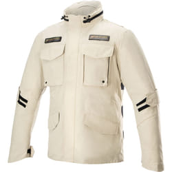 Alpinestars MO.ST.EQ Field giacca tessile moto impermeabile, beige, dimensione 2XL per uomo