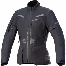 Alpinestars Stella ST-7 2L GTX impermeabile Giacca tessile moto da donna, nero-grigio, dimensione S per donne