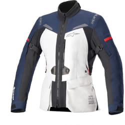 Alpinestars Stella ST-7 2L GTX impermeabile Giacca tessile moto da donna, nero-grigio-blu, dimensione S per donne