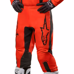Alpinestars Fluid Lurv Pantaloni Motocross, nero-arancione, dimensione 40 per uomo