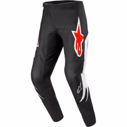 Alpinestars Fluid Lucent Pantaloni Motocross, nero-bianco, dimensione 32 per uomo