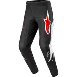 Alpinestars Fluid Lucent Pantaloni Motocross, nero-bianco, dimensione 32 per uomo