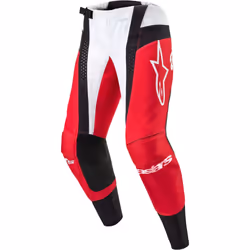 Alpinestars Techstar Ocuri Pantaloni Motocross, nero-bianco-rosso, dimensione 30 per uomo