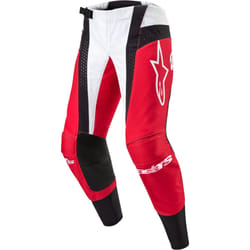 Alpinestars Techstar Ocuri Pantaloni Motocross, nero-bianco-rosso, dimensione 30 per uomo