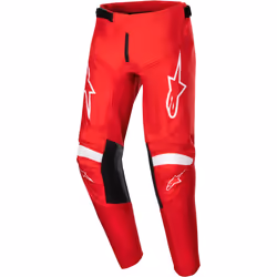 Alpinestars Racer Lurv Pantaloni Motocross Giovani, bianco-rosso, dimensione 24