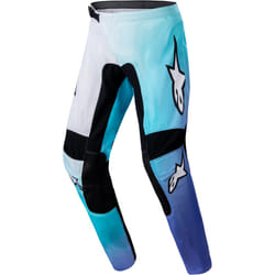 Alpinestars Stella Fluid Pantaloni Motocross Donna, nero-turchese, dimensione 30 per donne