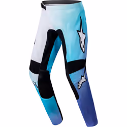 Alpinestars Stella Fluid Pantaloni Motocross Donna, nero-turchese, dimensione 34 per donne