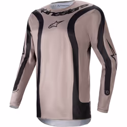 Alpinestars Fluid Lurv Maglia Motocross, nero-marrone, dimensione S per uomo