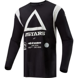 Alpinestars Techdura Maglia Motocross, nero, dimensione S per uomo