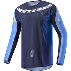 Alpinestars Techstar Pneuma Maglia Motocross, blu, dimensione L per uomo