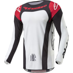 Alpinestars Techstar Ocuri Maglia Motocross, nero-bianco-rosso, dimensione M per uomo